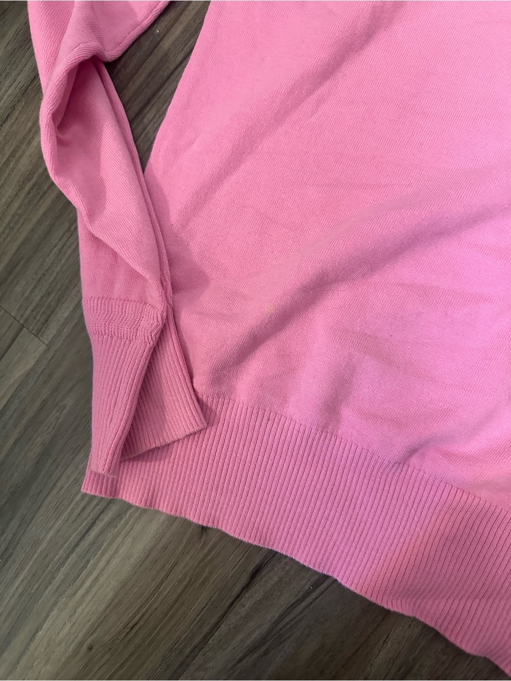 Diesel Men's V-Neck Sweater in Bright Pink - Picture 4 of 10